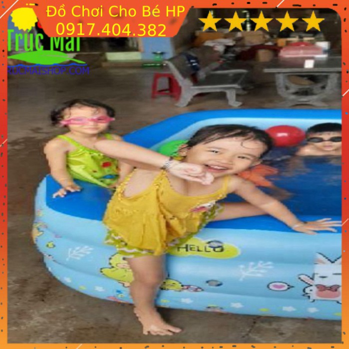 [SIÊU SALE] Bể bơi ba tầng đáy chống trượt hàng chuẩn công ty ✅  Đồ Chơi Trẻ Em HP