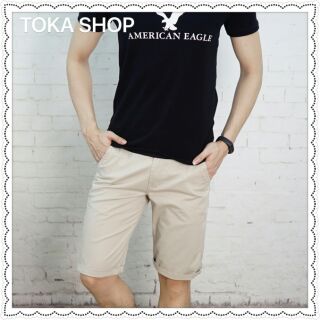 Quần Lửng Nam Kaki Cao Cấp Co Giãn
