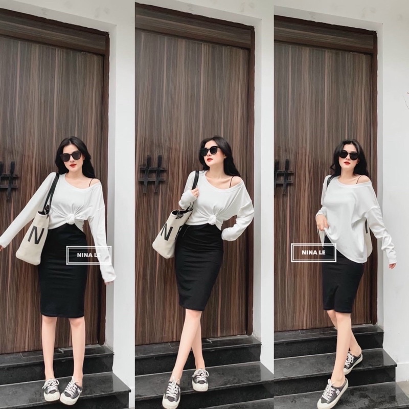 SET ÁO KÈM ĐẦM HAI DÂY CHUẨN HÀNG TẠI KHO SỈ