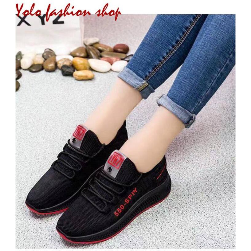 [Mã FAMAYWA2 giảm 10k đơn từ 50k] Giày thể thao nữ đế êm giày thể thao đi bộ phối màu xinh xắn-TT13 | BigBuy360 - bigbuy360.vn