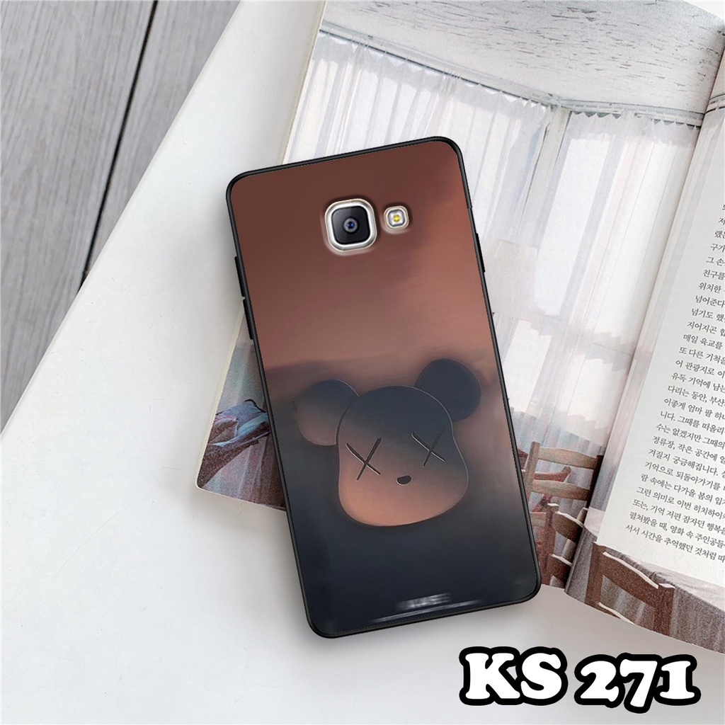 Ốp lưng Samsung A9 Pro - Samsung C9 Pro - Ốp in hình Gấu B.Ŗİ.ÇK - Lưng nhám viền TPU cao cấp
