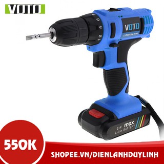 Máy Khoan Pin Vặn Vít Cầm Tay VOTO 21V