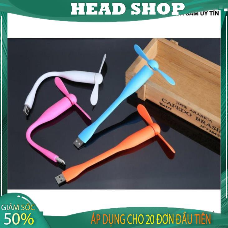 Quạt MINI cổng USB không tốn điện, cực mát, cực bền ( Gía sập sàn ) HEAD SHOP