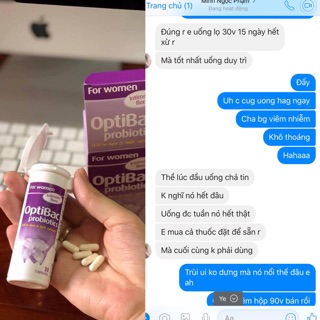 OPTIBAC TÍM - MEN VI SINH CHO CHỊ E PHỤ NỮ, GIẢI PHÁP TRỊ VIÊM NHIỄM PHỤ KHOA, VIÊM ĐƯỜNG TIẾT NIỆU...