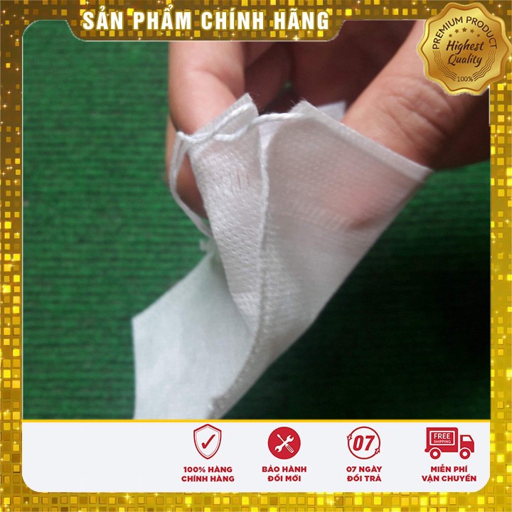 [Mã LIFEHLSALE2 giảm 10% đơn 0Đ] 100 chiếc túi lọc trà 6 x 8 cm có dây rút bằng vải không dệt- Phukientuiloc