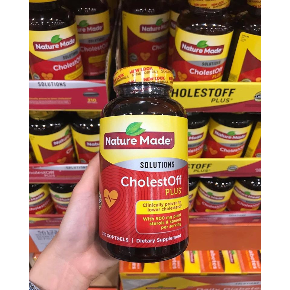 Viên giảm cholesterol Nature Made Cholest-Off Plus 210v