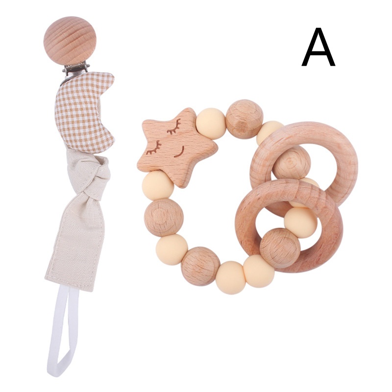 Đồ Chơi Ngậm Cắn Dạng Vòng Kẹp Dành Cho Bé