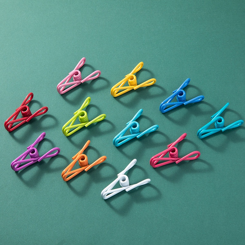 &lt;Video Review&gt; Móc Kẹp Lõi Kim Loại Giữ Giấy Ghi Chú Tài Liệu Đánh Dấu Sách Đồ Dùng Văn Phòng Treo Quần Áo U131