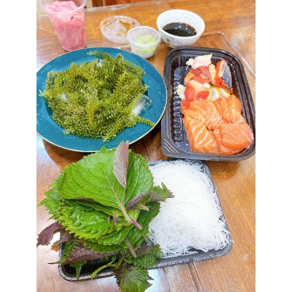 Rong Nho Tách Nước YUKIBUDO Organic Và Rong Nho KHÁNH HÒA, Loại 25g/ túi | BigBuy360 - bigbuy360.vn