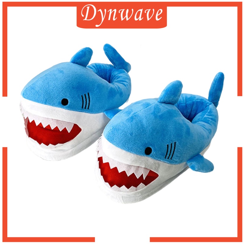 Dép Bông Đi Trong Nhà Hình Cá Mập Chống Trượt Vui Nhộn