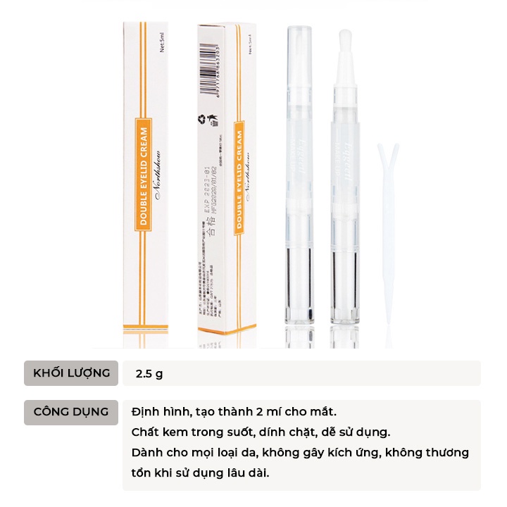 Keo kích mí trong suốt làm mắt to không gây vón cục | BigBuy360 - bigbuy360.vn