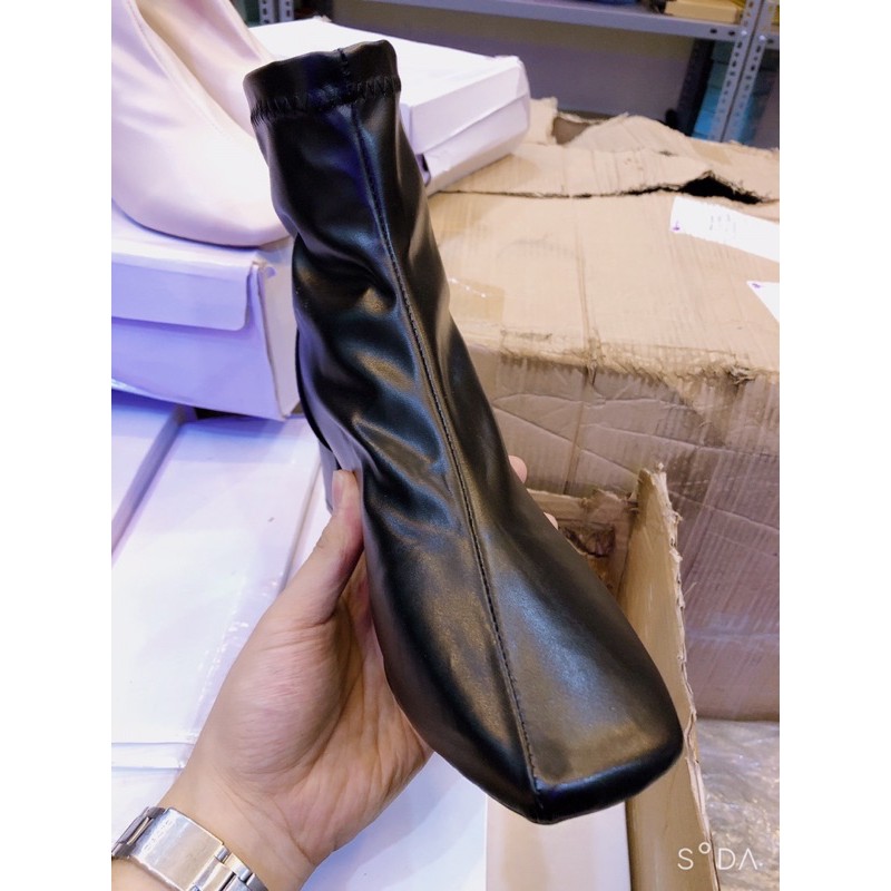 Bốt nữ (Boot), giày bốt nữ, Cực ôm chân, chất liệu da Pu mịn, lót nỉ êm, khóa kéo sau | BigBuy360 - bigbuy360.vn
