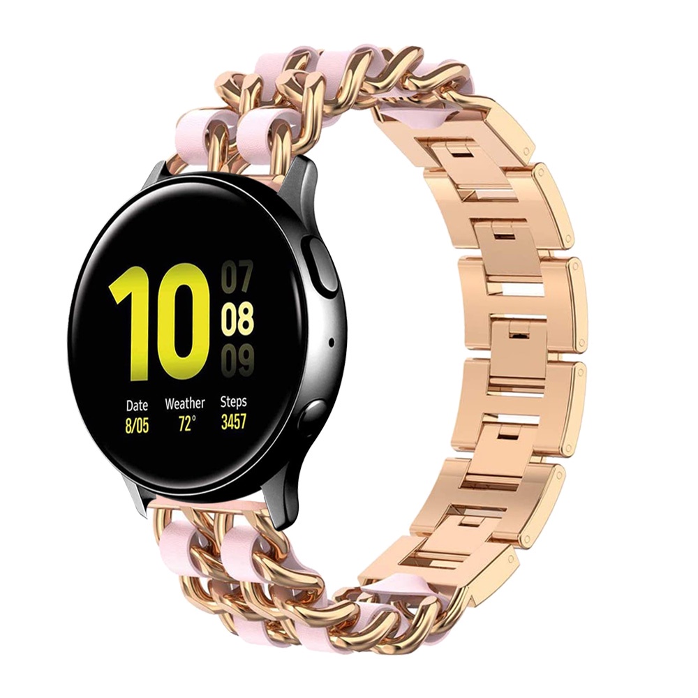 Dây Đeo Bằng Thép Không Gỉ Cho Đồng Hồ Thông Minh Samsung Galaxy Watch Active 2 40mm 44mm