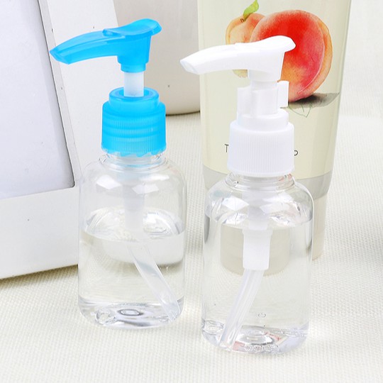 Chai/ Lọ chiết mỹ phẩm nhựa Pet có vòi nhấn 50ml/100ml MolangShop