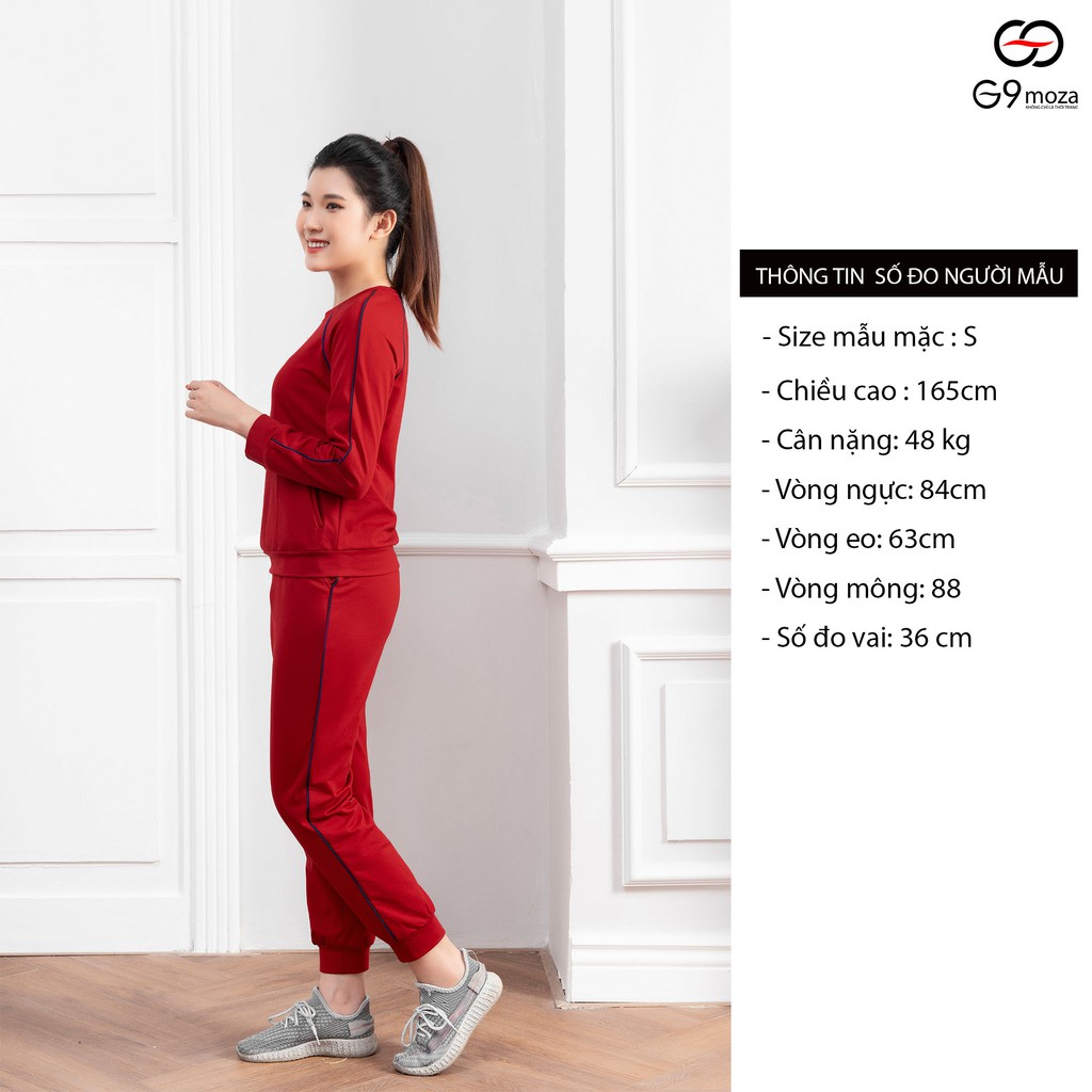 Bộ đồ cotton G9moza 9591-9592 chất nỉ da cá