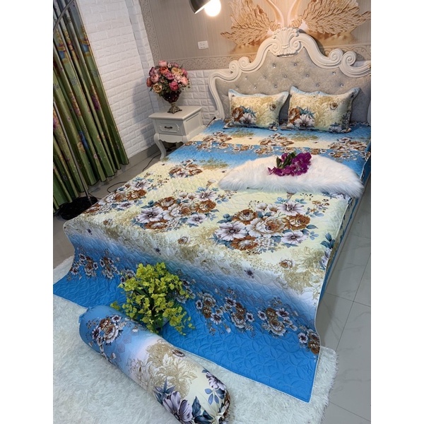 ⛔️THANH LÝ GẤP ⛔️Ga phủ xẻ góc 2m2x2m ( chùm góc  xẻ góc như hình )