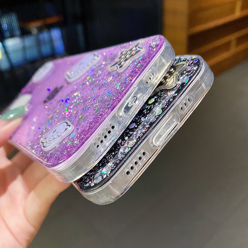 Ốp Điện Thoại TPU Dẻo Trong Suốt Họa Tiết Ngôi Sao Lấp Lánh Cho Xiaomi Redmi 10C 10A 10 Note 11 11S 11Pro 12 K50 11T 11 Lite