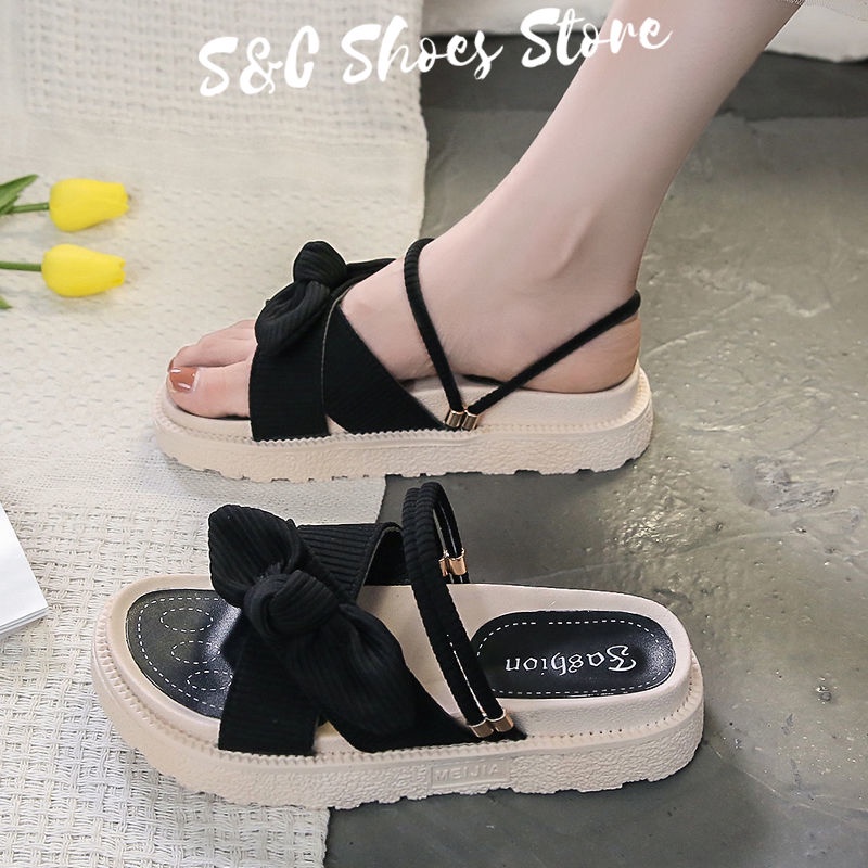 Dép Sandal Cao Gót Đế Cao 4.5CM Chống Trượt Và Mài Mòn Thời Trang Chất Lượng Cao Dành Cho Bạn Nữ