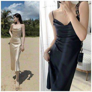 ĐẦM 2S CỔ ĐỖ 2 MÀU❤hàng sẵn❤có video thật shop quay DS1944