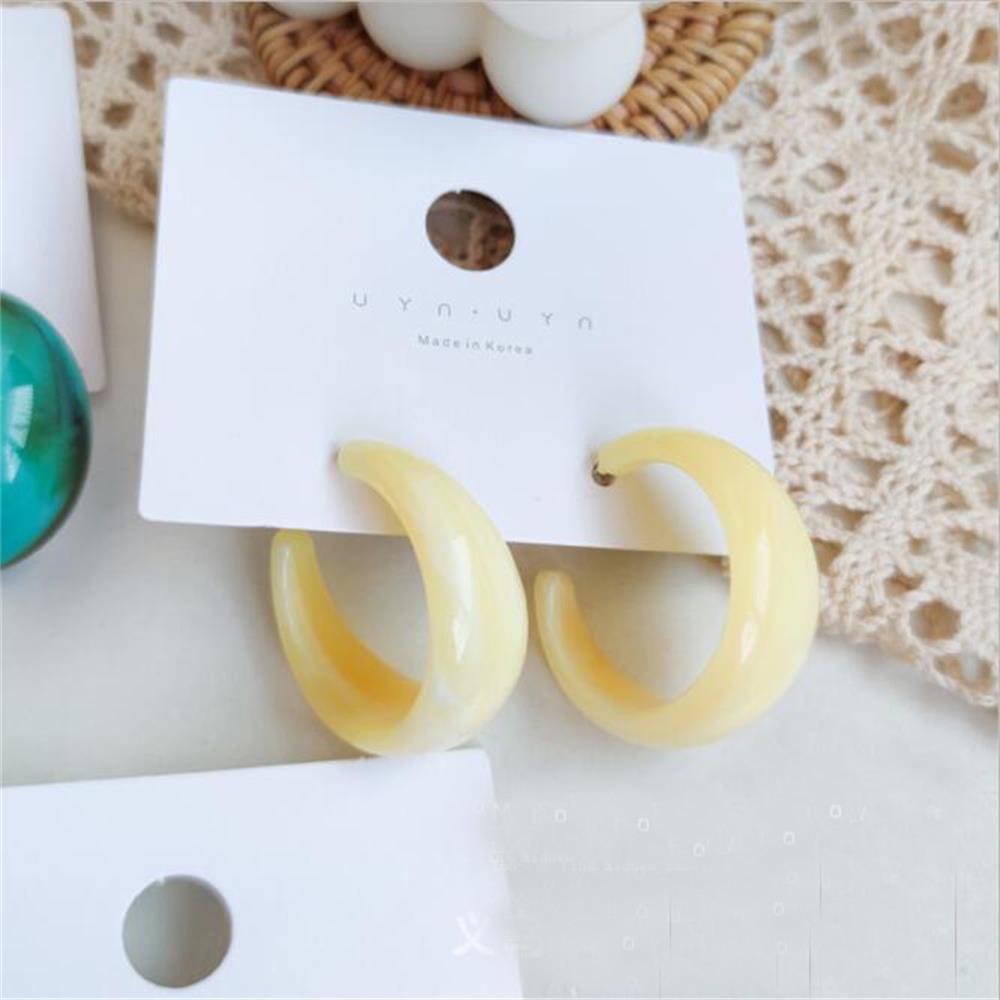 Bông Tai Nhiều Màu Sắc Bằng Acrylic Thời Trang Cho Nữ