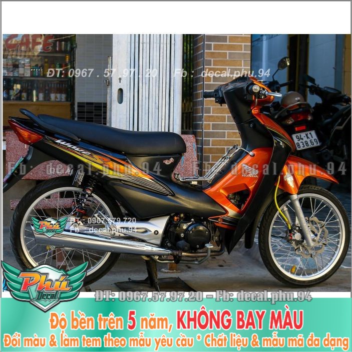 Tem rời Wave S Cam đen (H) -1