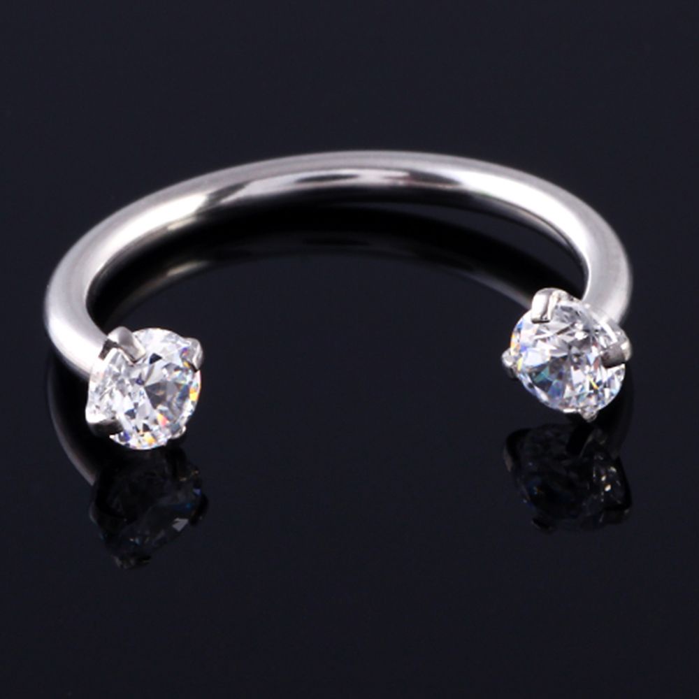 Khuyên tai xỏ mũi/tai/lông mày bằng thép không gỉ phong cách sành điệu