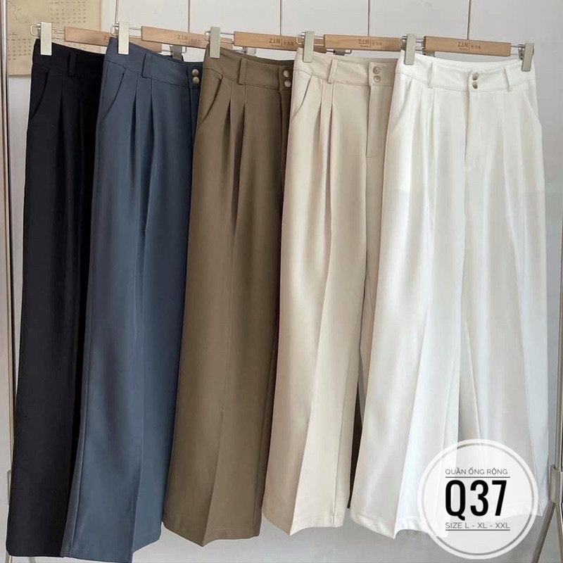 Bigsize Quần tây ống rộng Q37