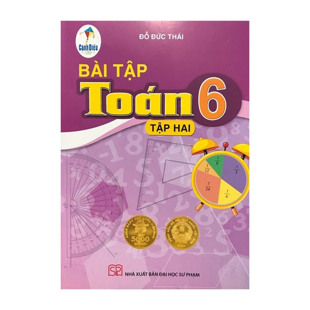 Sách - Bài tập toán 6  cánh diều , bán kèm 1 tẩy chì