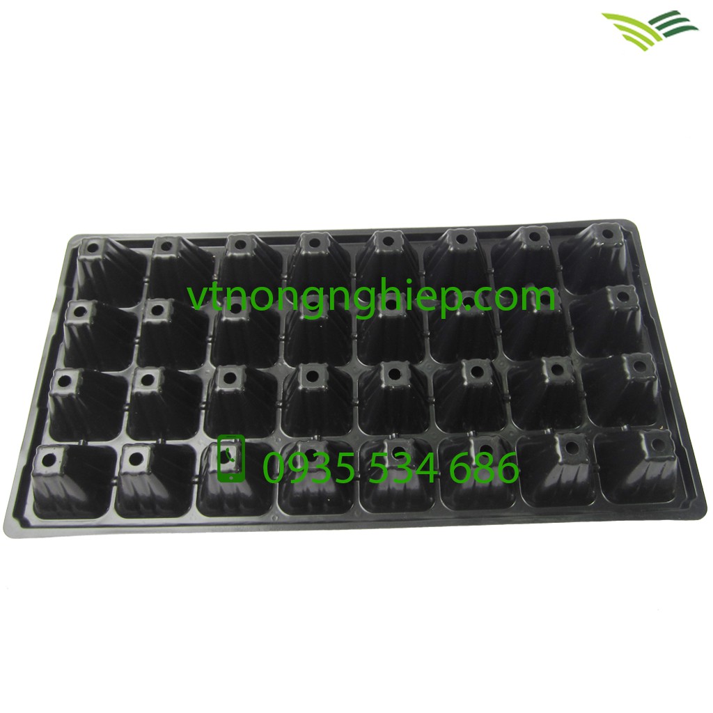 5 khay nhựa 32 lỗ ươm trồng cây.