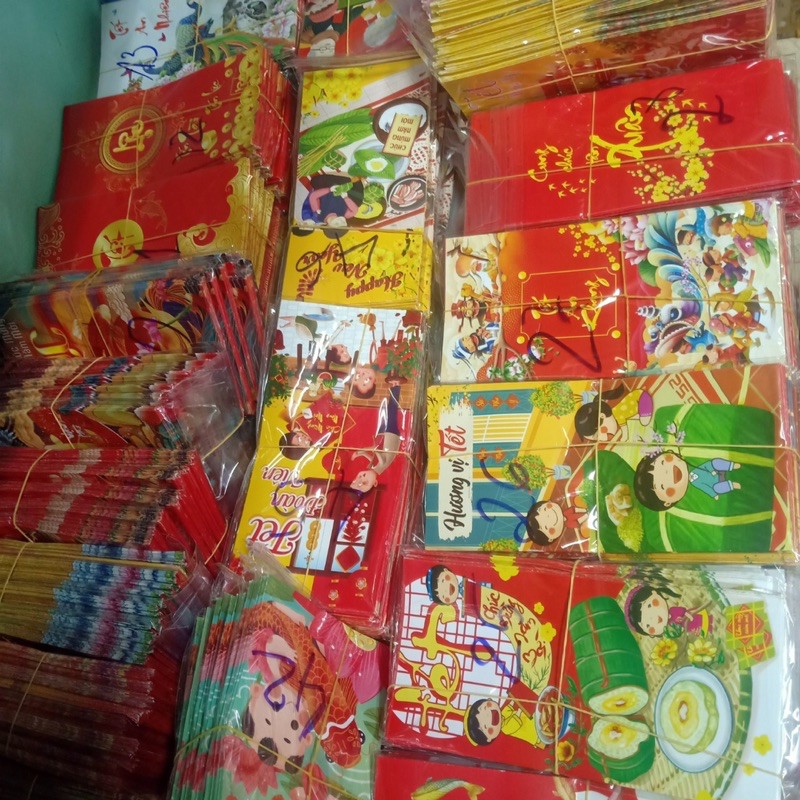 [HOT] Combo 100 bao lì xì Tết  Đủ mẫu nhé