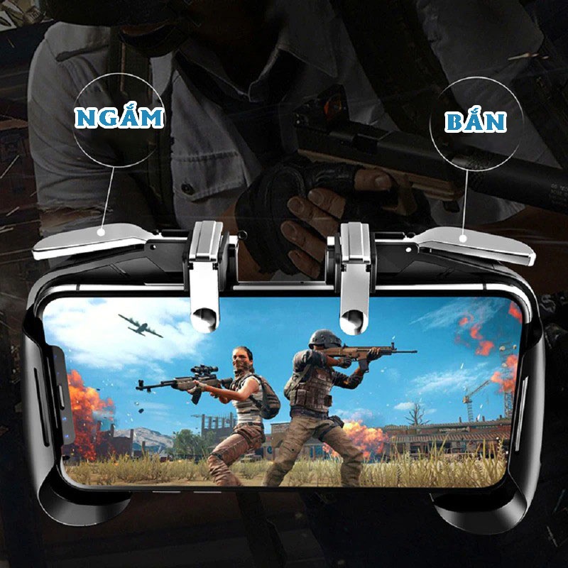 Tay Cầm Chơi Game Điện Thoại Có Nút Bắn Pubg Giá Rẻ Memo Ak16 - Phụ Kiện Anh Đăng