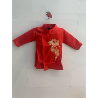 Áo dài bé trai size 10 kg - 18kg