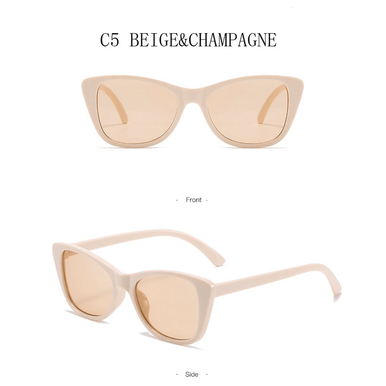 Kính Mát SAMJUNE 97087 Gọng PC Đơn Giản Thời Trang 2022 Cho Nữ