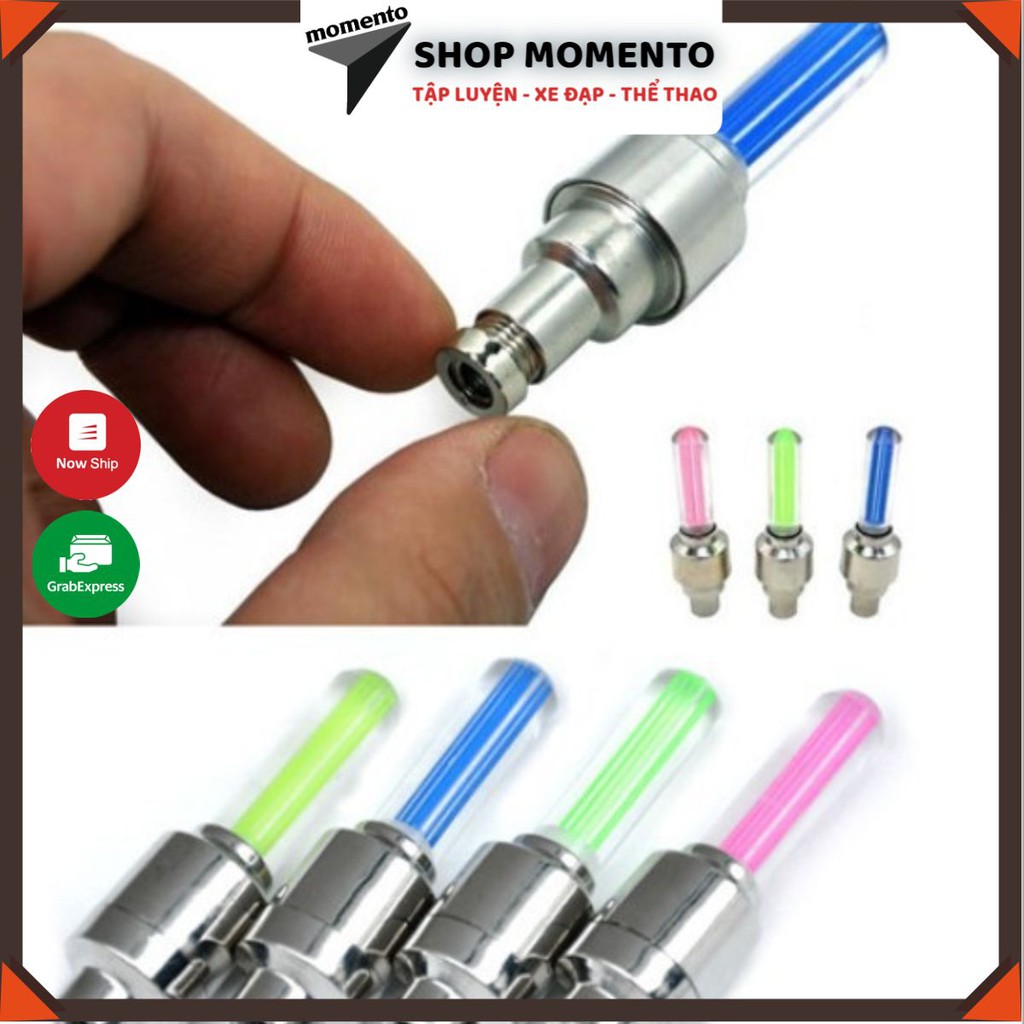 (1 Cặp) Đèn LED Mini Gắn Vòi Bánh Xe Đạp Kỳ Ảo Vào Ban Đêm