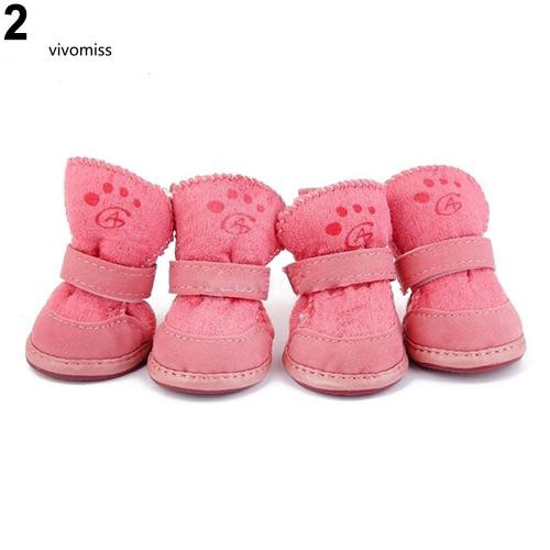 4 Giày bốt giữ ấm cho chân thú cưng xinh xắn