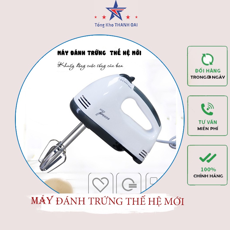 Máy Đánh Trứng Cầm Tay SCARLLET 180W 7 Cấp Độ Mới