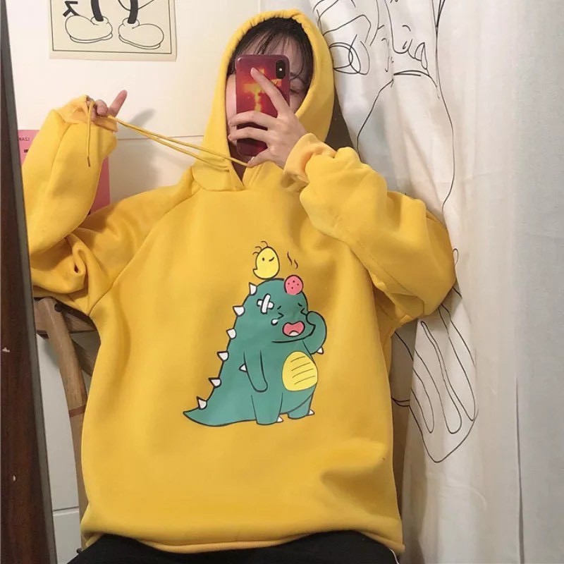 Áo Khoác Hoodie 🚚 FREESHIP 🚚 Áo Khoác Nỉ Hoodie Khủng Long BỊ THƯƠNG (nhiều màu) mẫu hoodie mới nhất 2020 | BigBuy360 - bigbuy360.vn