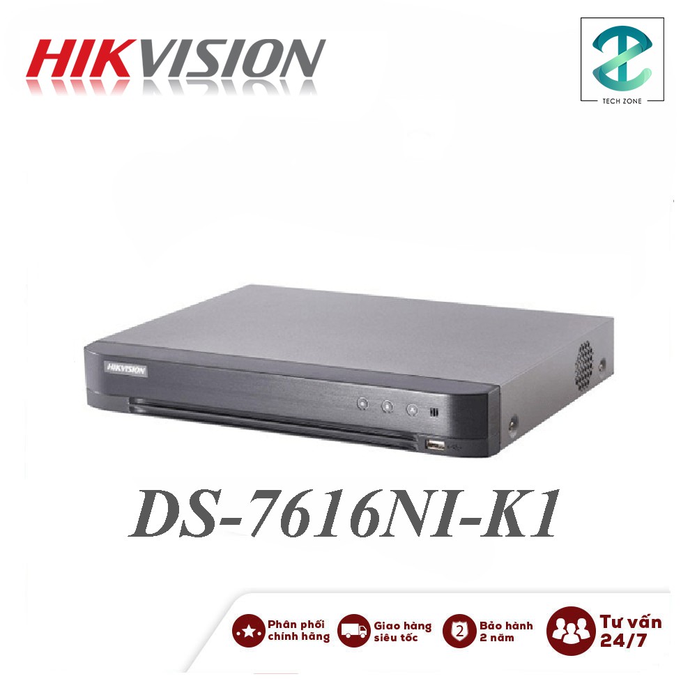 Đầu ghi hình Hikvision DS-7616NI-K1(B), DS-7204NI-Q1, DS-7208NI-Q1,hỗ trợ chuẩn H265, độ phân giải lên 5.0MP