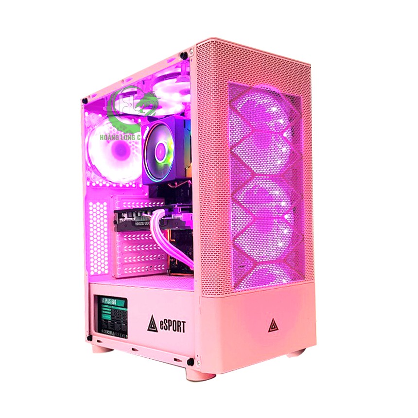 Vỏ case VSP gaming mặt lưới B86P (PINK,WHITE,BLACK) - No Fan - PK Máy Tính