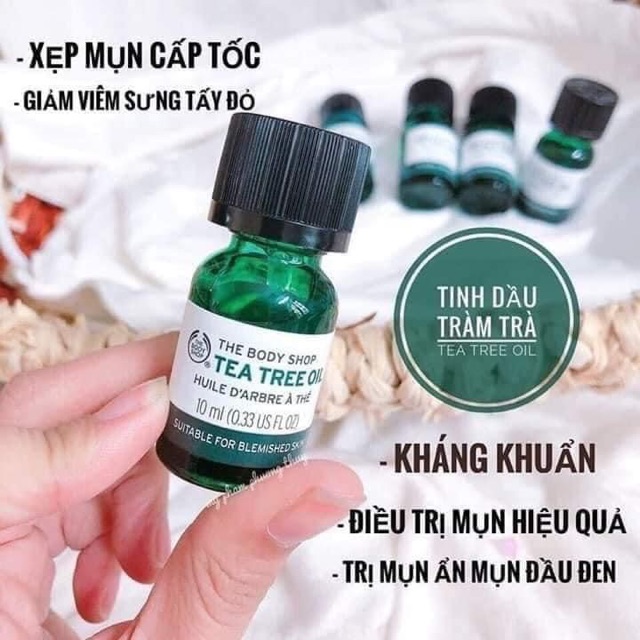 Tinh dầu tràm trà Tea tree Oil The Body Shop - Pink Beauty Cosmetics