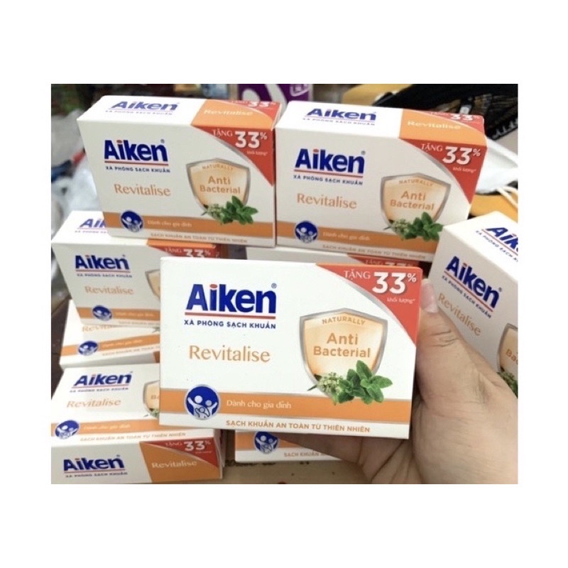 Xà phòng sạch khuẩn Aiken 120gr