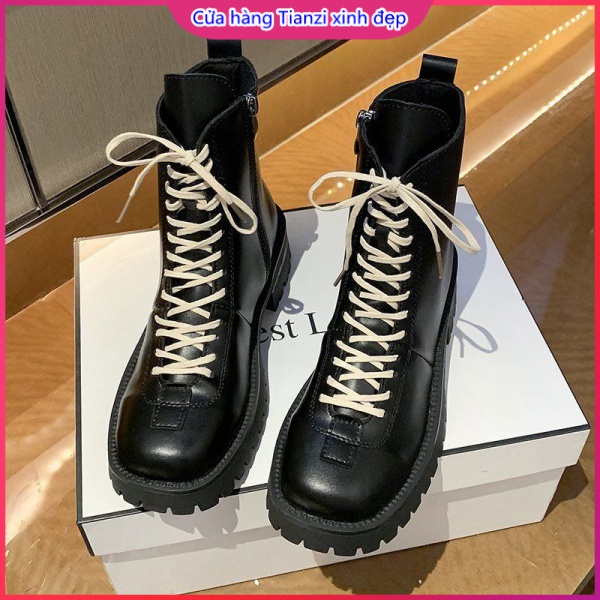 DR. MARTENS Giày Bốt Nữ Cổ Cao Thời Trang Cá Tính