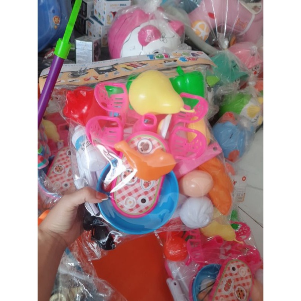 Bộ đồ chơi nấu ăn nhà bếp cho bé, nhựa an toàn.
