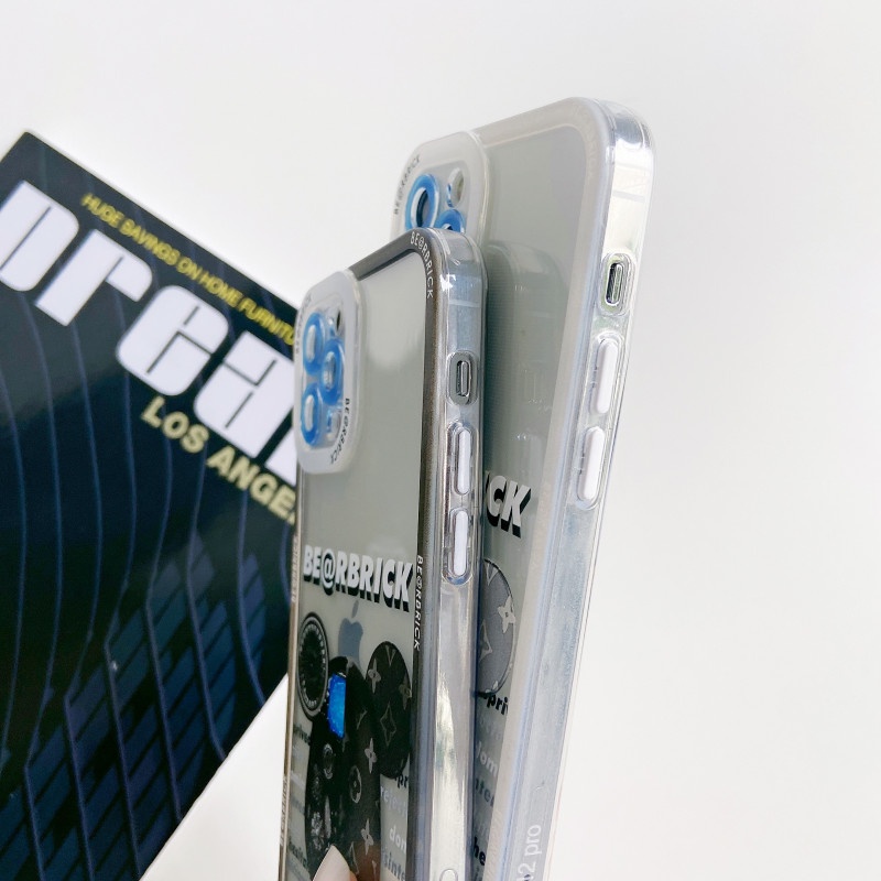 Ốp điện thoại TPU in hình gấu thời trang cho iPhone 12/12Pro 12 11 Pro Max X XS XR XS MAX 7 8 Plus