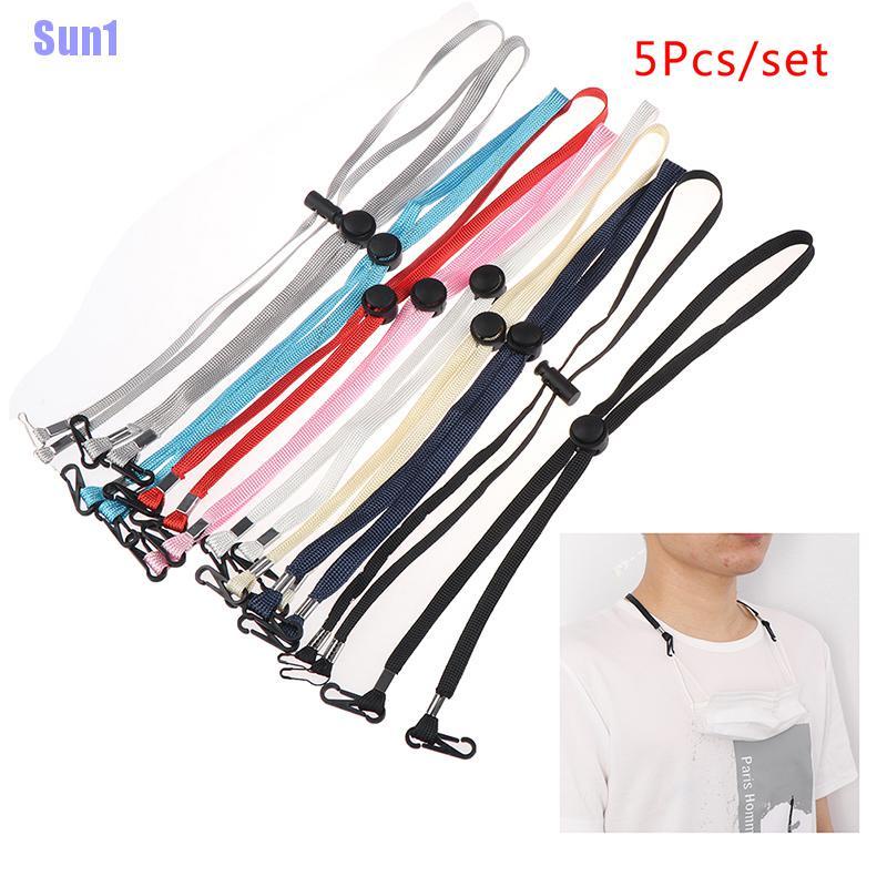 Bộ 5 Dây Đeo Khẩu Trang An Toàn Có Thể Điều Chỉnh