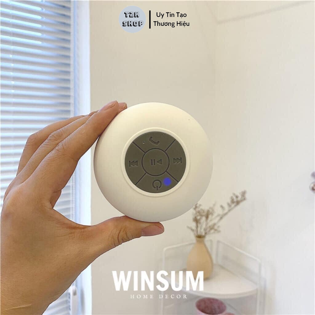 Loa Bluetooth Mini BTS-06 Dễ Thương Dính Tường Nhỏ Gọn - Thiết Bị Nghe Nhạc Không Dây Phòng Tắm Chống Nước