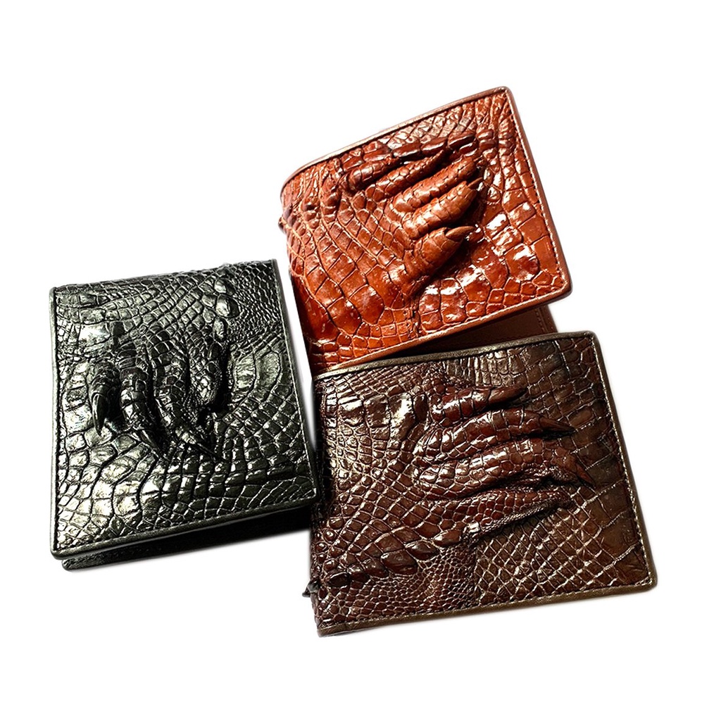 Ví Nam Da Cá Sấu Thật 100% Đẳng Cấp Sang Trọng - Hàng Chất Lượng Cao - Người Sành Da