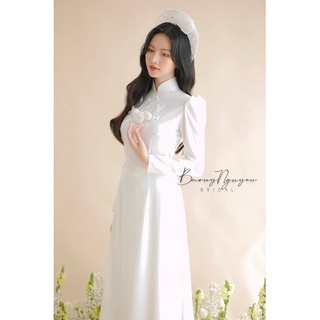 Set hoa trang trí áo dài