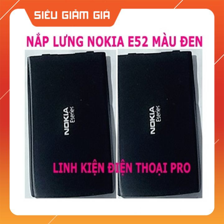 NẮP LƯNG NOKIA E52 MÀU ĐEN