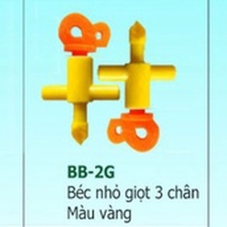 Giá sỉ Bịch 100 Béc tưới nhỏ giọt 3 chân 0-8L/h tưới gốc điều chỉnh được lưu lượng